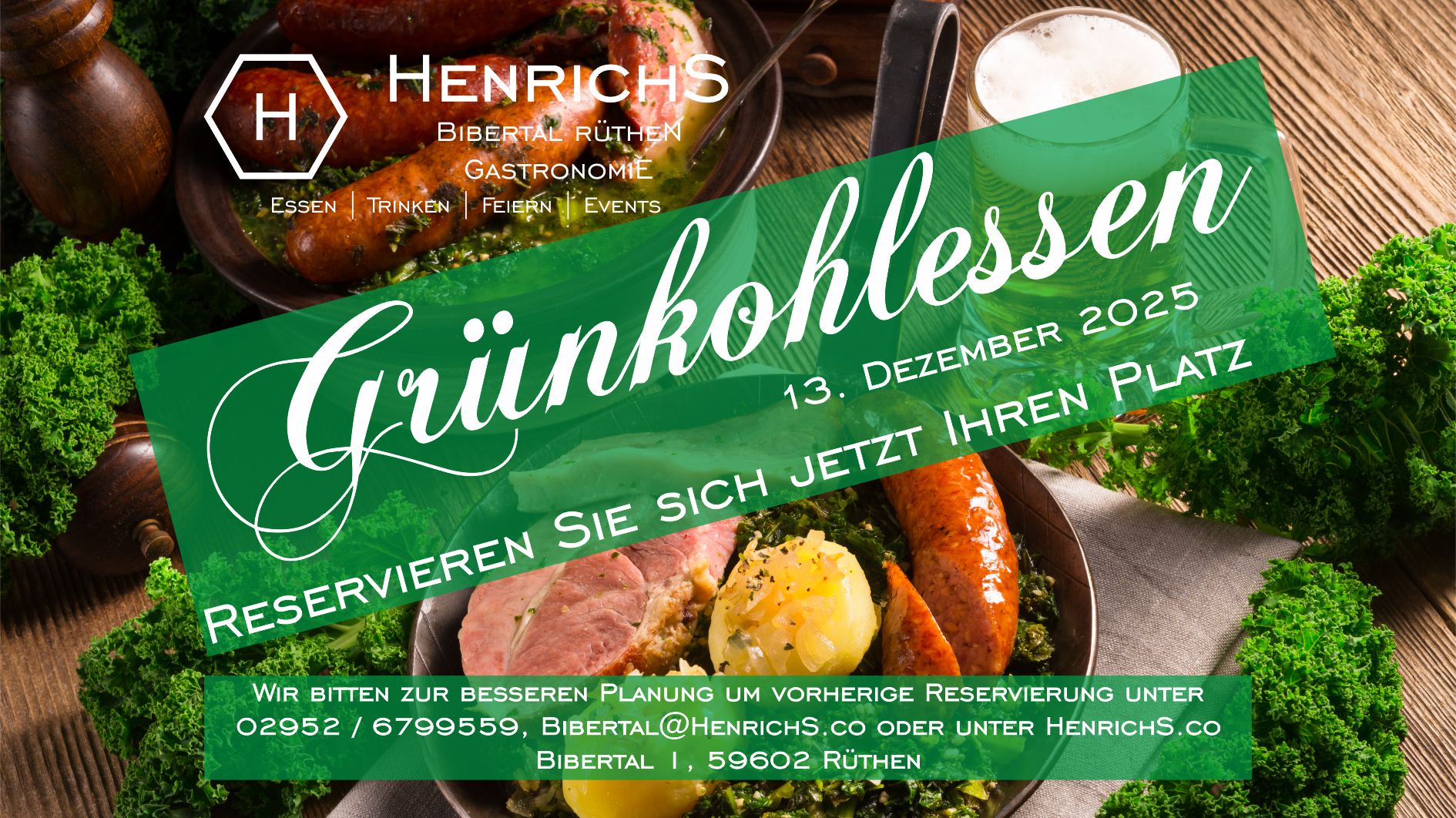 Flyer Gruenkohlessen